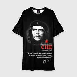 Платье клеш для девочки Che Guevara автограф, цвет: 3D-принт