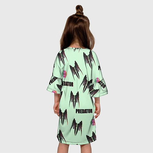 Детское платье Хищник - логотип / 3D-принт – фото 4