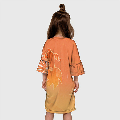 Детское платье Yoimiya Genshin Impact / 3D-принт – фото 4