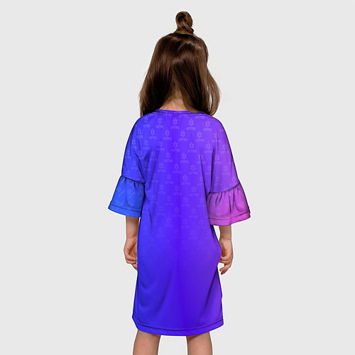 Детское платье Astro pattern / 3D-принт – фото 4