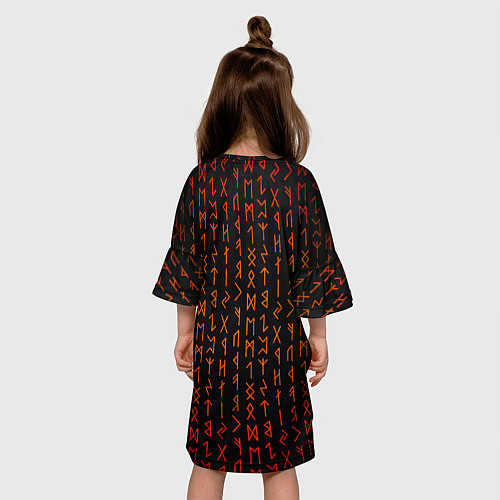 Детское платье Руны - паттерн / 3D-принт – фото 4
