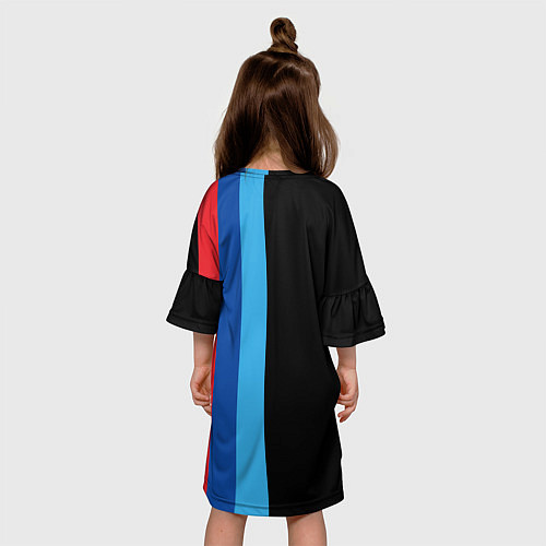 Детское платье Alpina - полосы бмв / 3D-принт – фото 4