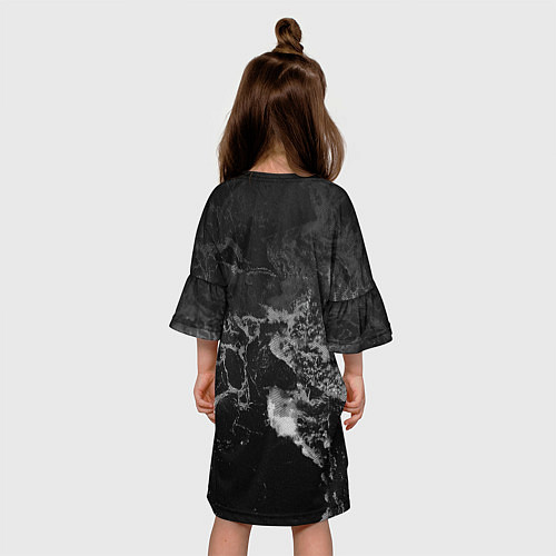 Детское платье Black - abstract / 3D-принт – фото 4
