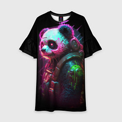 Детское платье Cyberpunk panda