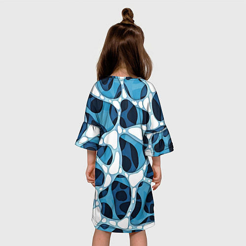 Детское платье Абстрактные вырезы на бумаге / 3D-принт – фото 4