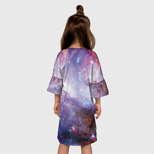 Детское платье Space leopard / 3D-принт – фото 4