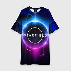 Детское платье Starfield space logo