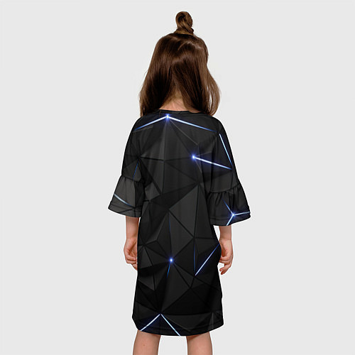 Детское платье Stafield logo black / 3D-принт – фото 4