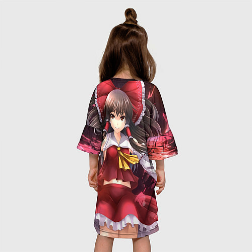 Детское платье Touhou Project Рейму / 3D-принт – фото 4