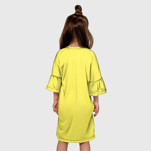 Детское платье Спанч Боб квадратные штаны / 3D-принт – фото 4