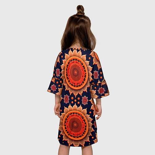 Детское платье Солнце в виде узора / 3D-принт – фото 4