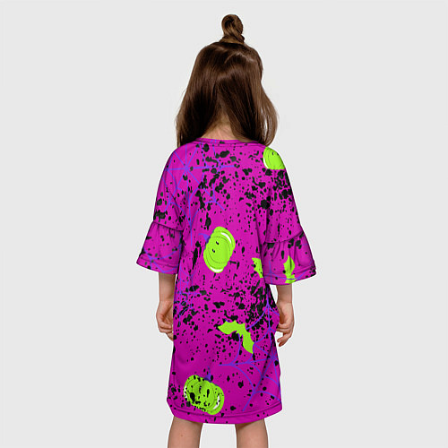 Детское платье Пугающая тыква / 3D-принт – фото 4