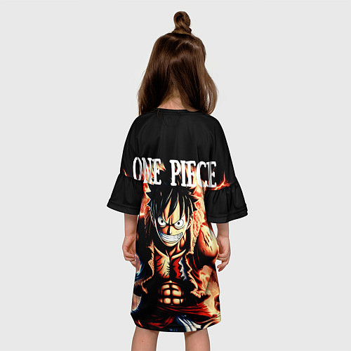 Детское платье Злой Луффи из One Piece / 3D-принт – фото 4
