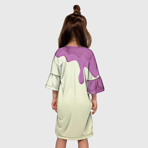 Детское платье Маляр подтеки краски / 3D-принт – фото 4