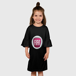 Платье клеш для девочки Fiat sport pro, цвет: 3D-принт — фото 2