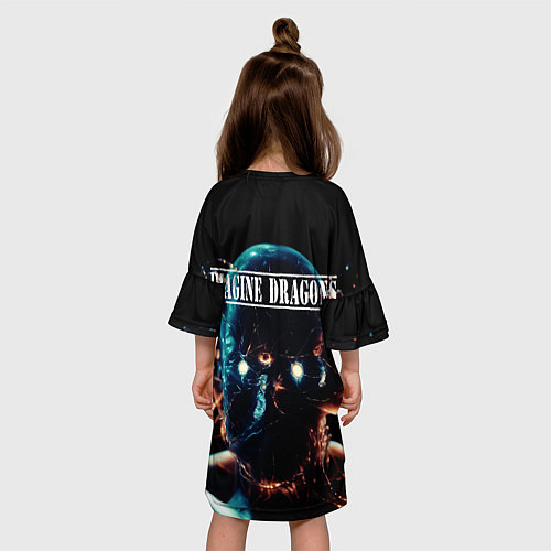 Детское платье Imagine Dragons рок группа / 3D-принт – фото 4
