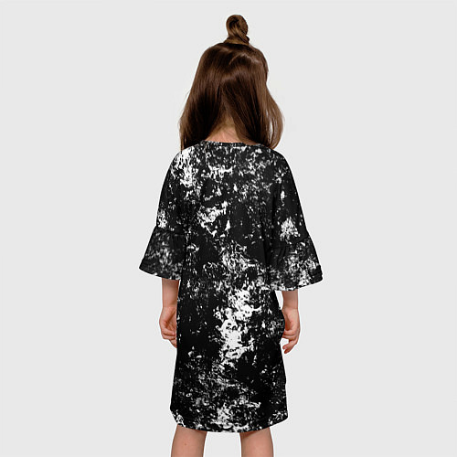 Детское платье Baldurs gate 3 - black and white / 3D-принт – фото 4