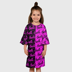 Платье клеш для девочки Bardie - pattern - black, цвет: 3D-принт — фото 2