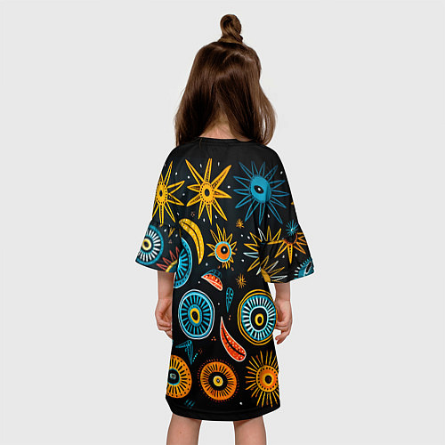 Детское платье Африканский узор - нейросеть / 3D-принт – фото 4