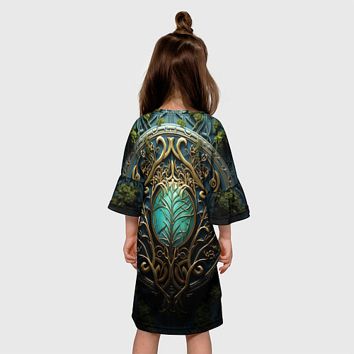 Детское платье Кельты: древо жизни / 3D-принт – фото 4