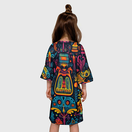 Детское платье Узор в мексиканском стиле / 3D-принт – фото 4