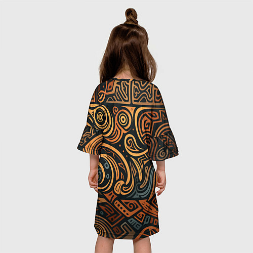 Детское платье Узор в викингском стиле / 3D-принт – фото 4