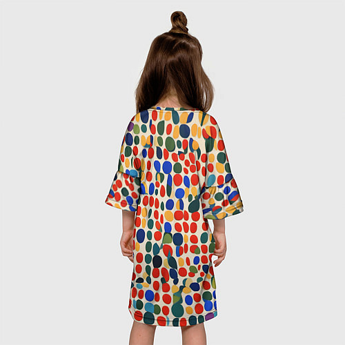 Детское платье Цветные зёрна / 3D-принт – фото 4