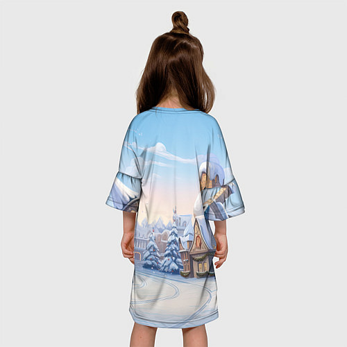 Детское платье С новым годом / 3D-принт – фото 4