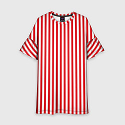 Детское платье Красная полоса