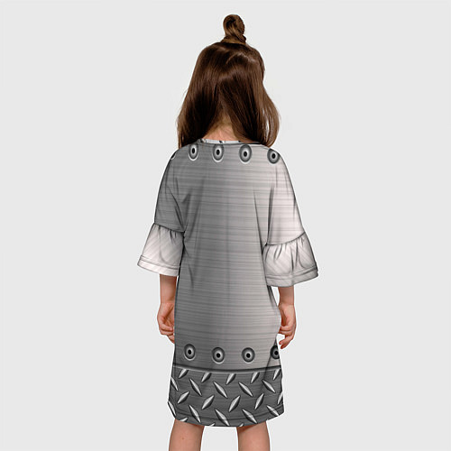 Детское платье Стальные листы / 3D-принт – фото 4