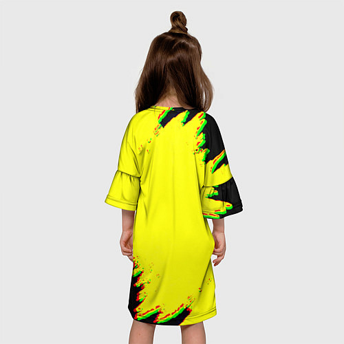 Детское платье Cyberpunk самурай 2077 / 3D-принт – фото 4