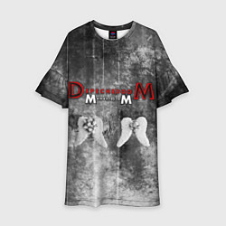 Платье клеш для девочки Depeche Mode - Memento Mori gothic, цвет: 3D-принт