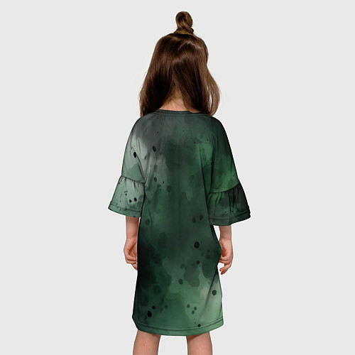 Детское платье Акварелика / 3D-принт – фото 4
