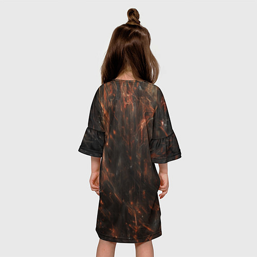 Детское платье Девушка-андроид в подпространстве / 3D-принт – фото 4