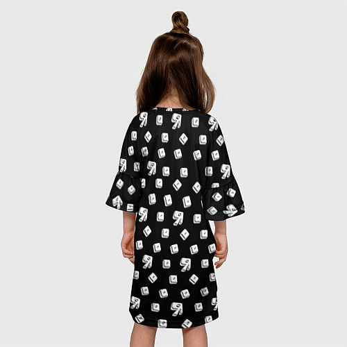 Детское платье Roblox pattern game / 3D-принт – фото 4