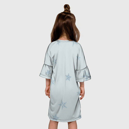 Детское платье Санта 2024 / 3D-принт – фото 4