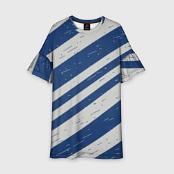 Детское платье Сине-белый шик