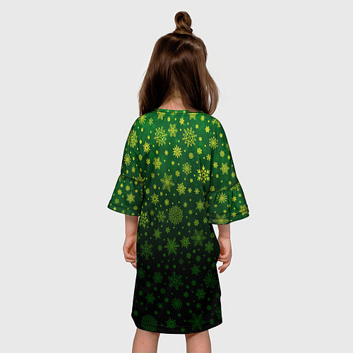 Детское платье Пицца-ёлка / 3D-принт – фото 4