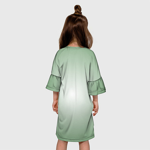 Детское платье Я люблю Байкал / 3D-принт – фото 4