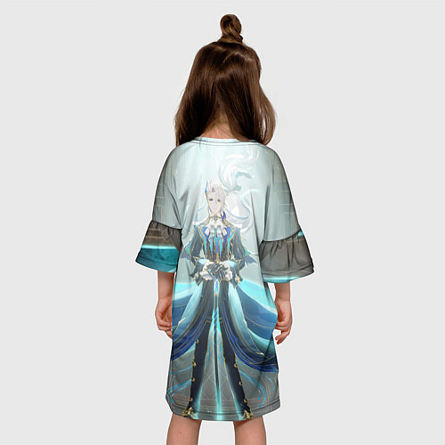 Детское платье Genshin Impact Нёвиллет / 3D-принт – фото 4