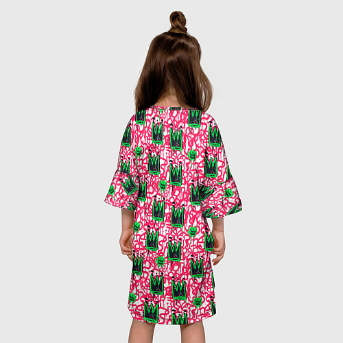 Детское платье Каракулевые короны / 3D-принт – фото 4