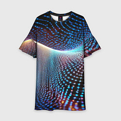 Платье клеш для девочки Boson, цвет: 3D-принт