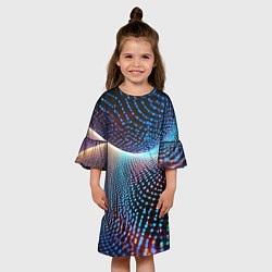 Платье клеш для девочки Boson, цвет: 3D-принт — фото 2