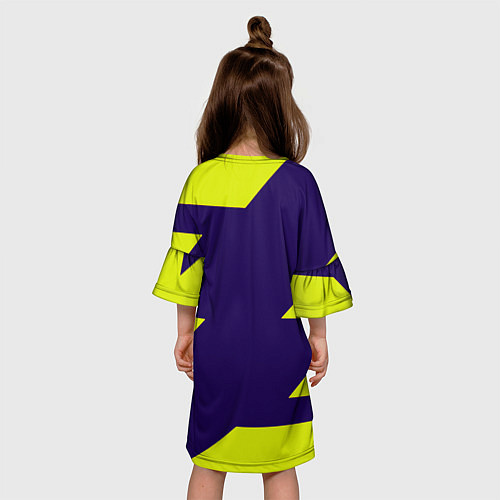 Детское платье PUBG geomatry cybersport / 3D-принт – фото 4