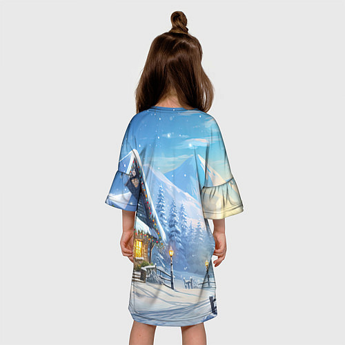Детское платье Новый год 2024 дракон / 3D-принт – фото 4