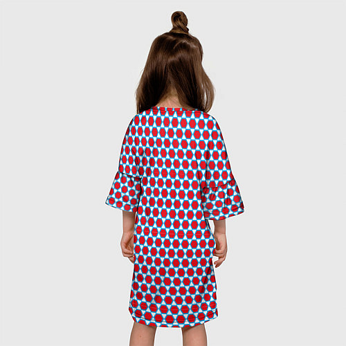 Детское платье Вишнёвый многогранник / 3D-принт – фото 4