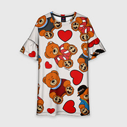 Детское платье Медведи - персонажи из Слово пацана