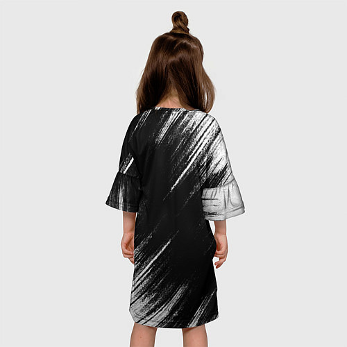Детское платье Assassins creed Mirage - потертости / 3D-принт – фото 4