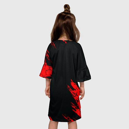 Детское платье Elden ring краски текстура / 3D-принт – фото 4