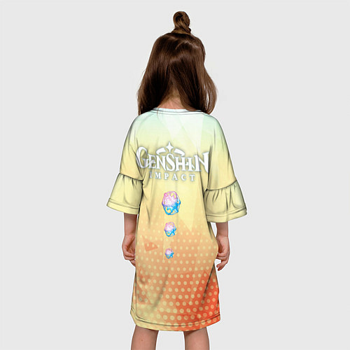 Детское платье Геншин - Молитва Паймон / 3D-принт – фото 4